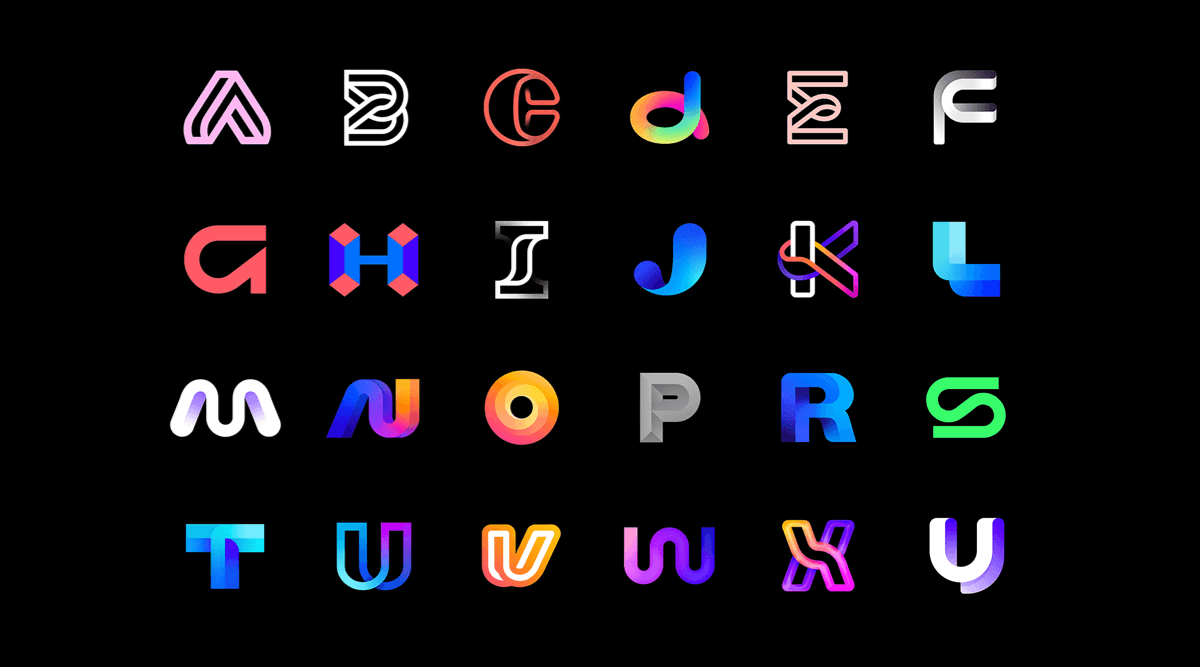 字母图标logo设计如何用AI一键生成｜在线编辑下载